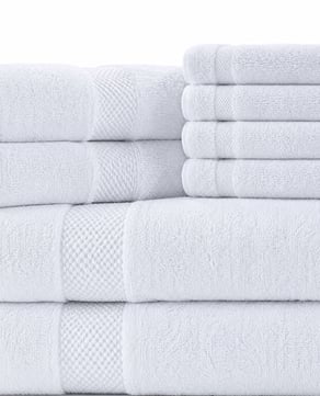 This 8-piece towel set is the same collection our guests enjoy in our vacation rentals: soft, plush, and designed for everyday comfort. Made from 100% Turkish cotton, the set includes 2 bath towels, 2 hand towels, and 4 washcloths with a consistently absorbent and elevated feel.