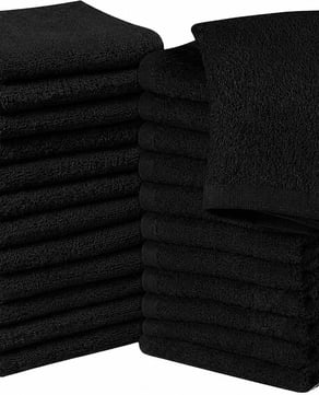 Guests always rave about the plush, spa-like feel of these washcloths. Made from ultra-soft cotton, they’re highly absorbent, gentle on the skin, and designed to hold up through countless washes. This is the same 24-pack set we stock in our bathrooms at Bienvenido Vacations.