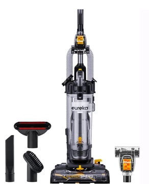 This upright vacuum is used in one of our other vacation homes for guests who prefer a corded option with extra suction for deep carpet cleaning. Lightweight and easy to maneuver, it also includes attachments for upholstery, dusting, and pet hair cleanup.