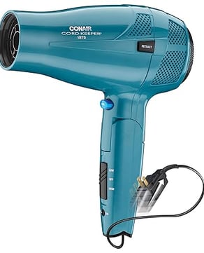 Guests love this lightweight, travel-friendly hair dryer for its compact design and powerful performance. It’s the same model we provide in every bathroom at Bienvenido Vacations, featuring two heat and speed settings, Tourmaline Ceramic technology for frizz-free drying, and a retractable cord for easy storage.